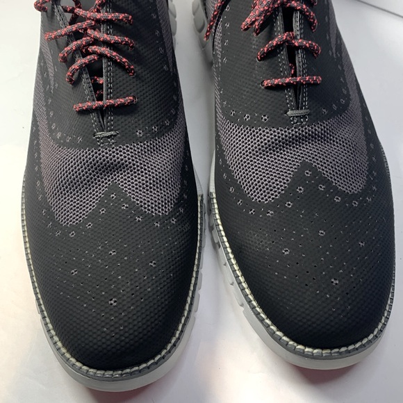 Cole Haan ZeroGrand Men\'s Black and Red Oxford Shoes main image 8